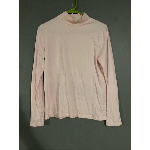 Croft & Barrow Light Pink Turtleneck Top Size Medium - Picture 1 of 6